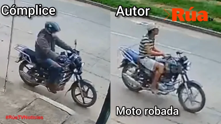 Antisociales roban motocicleta en vísperas de Navidad; la joven víctima pide ayuda a la población.