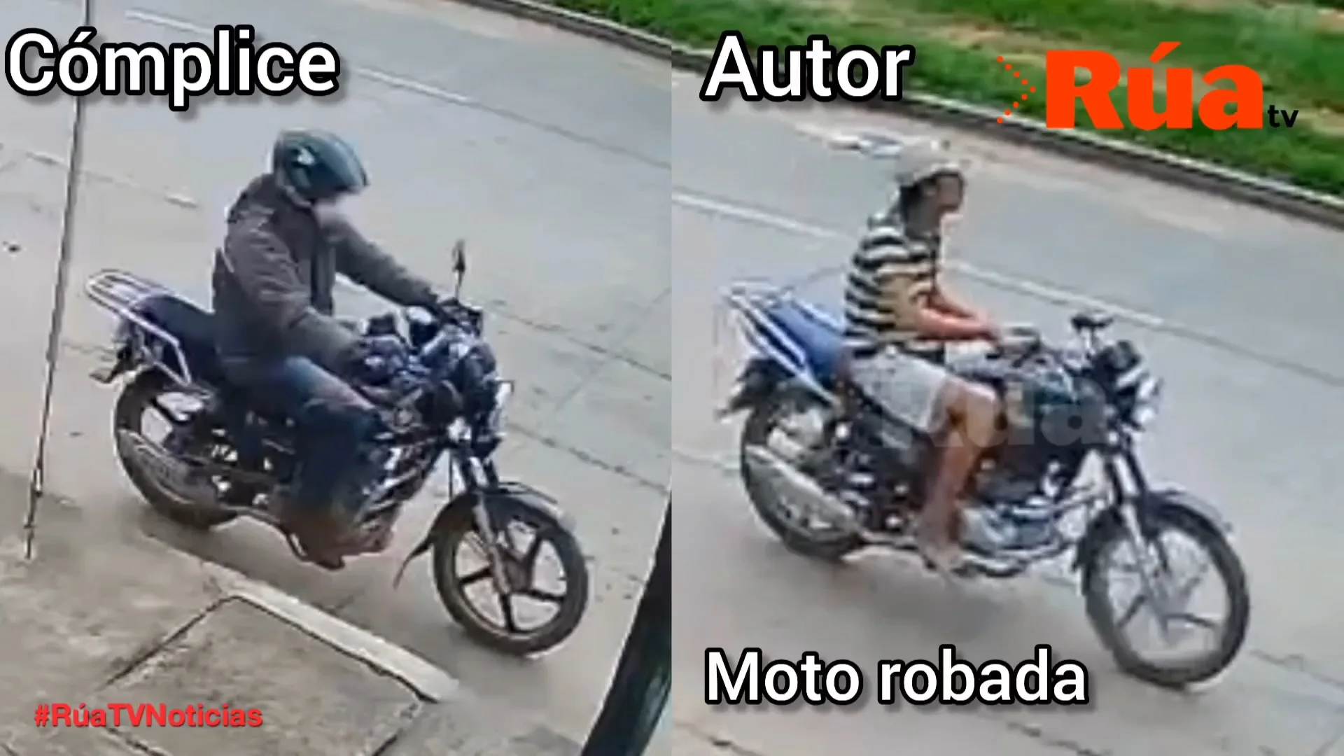 Antisociales roban motocicleta en vísperas de Navidad; la joven víctima pide ayuda a la población.