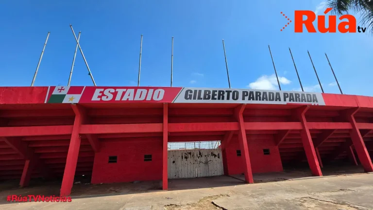 Avanzan las mejoras en la parte exterior del Estadio Gilberto Parada. Esta vez, con la colocación del nombre del escenario deportivo, continúan los trabajos para mostrar una imagen renovada.
