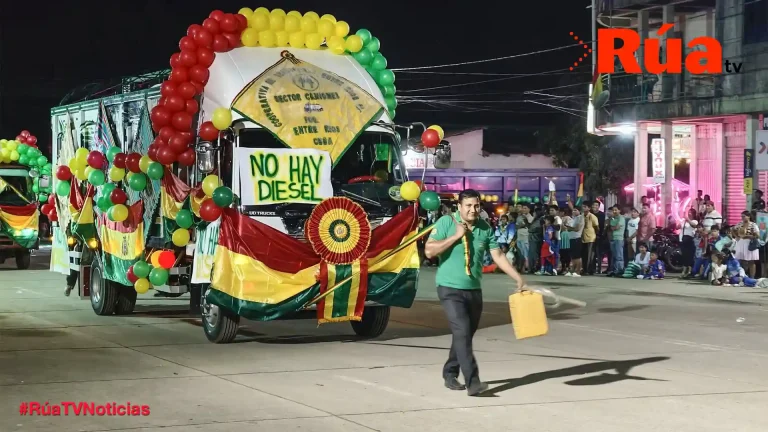 Satirizan la falta de combustible en Bolivia